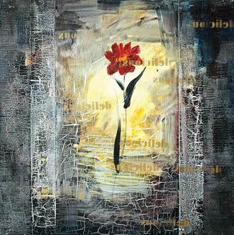 Colorful Flowers oil painting